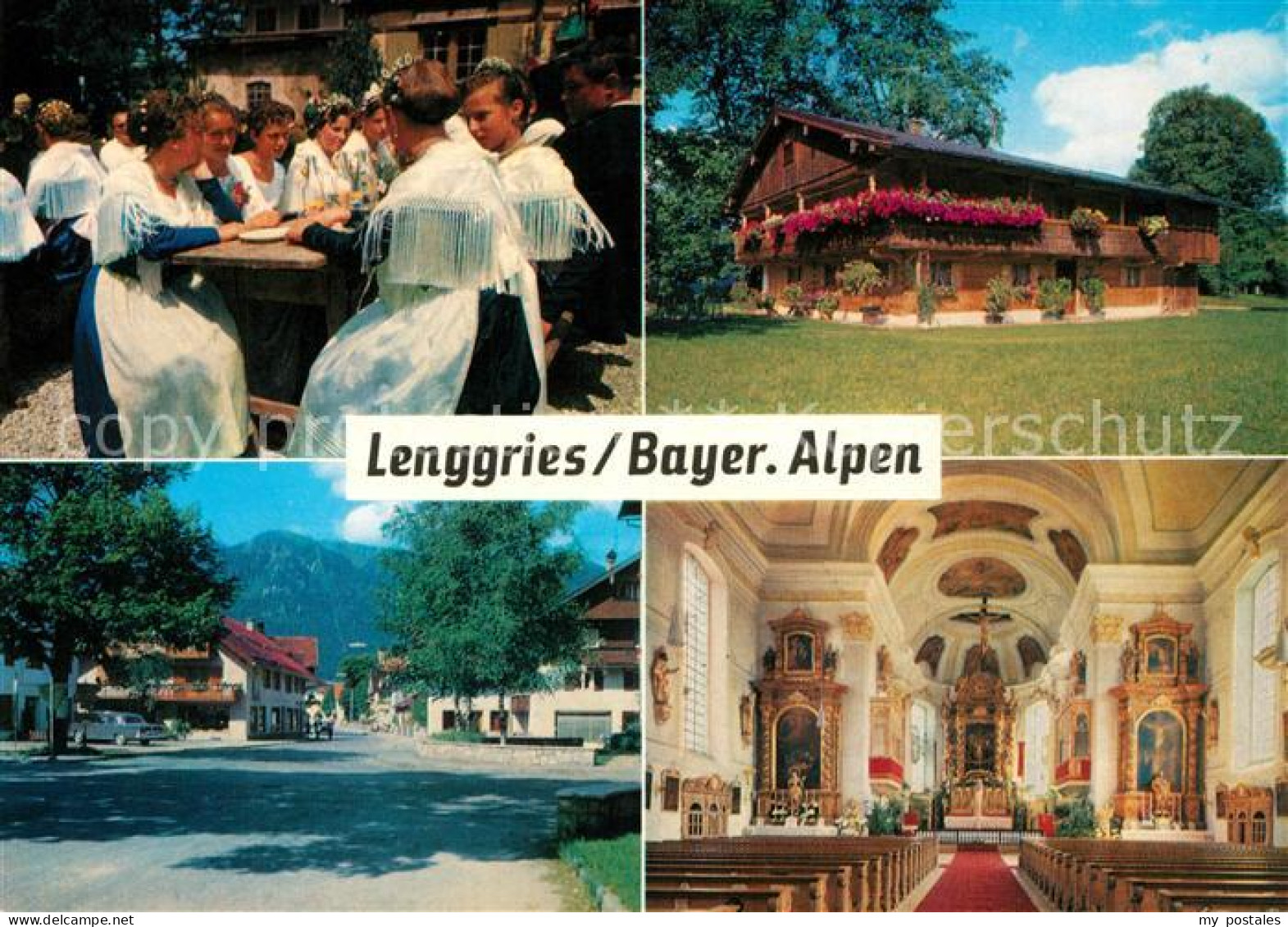 73177874 Lenggries Trachten Oberbayerisches Bauernhaus Brauneck Kirche St Jakob  - Lenggries