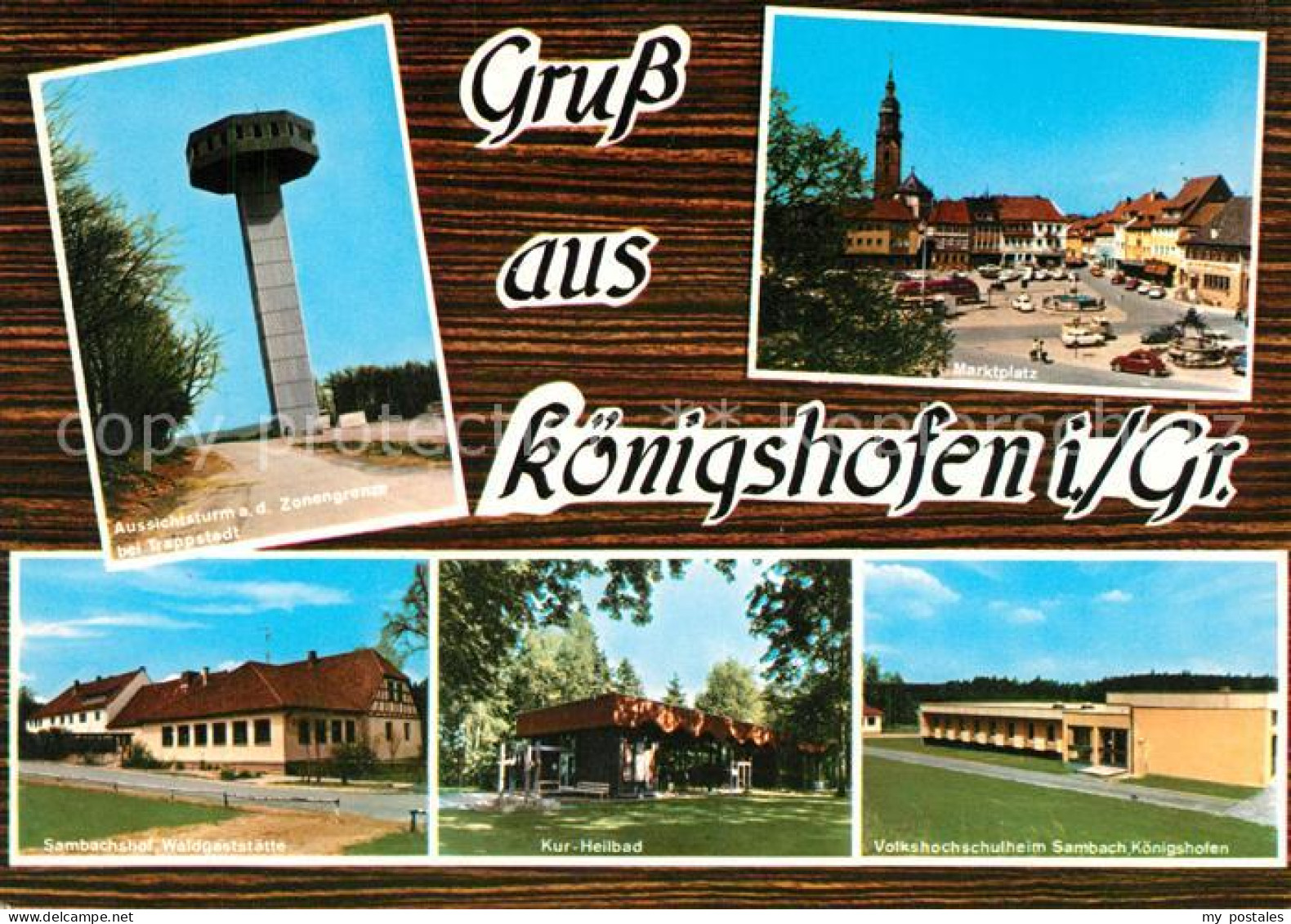 73177823 Bad Koenigshofen Aussichtsturm Zonengrenze Trappstedt Marktplatz Kurhei - Bad Königshofen