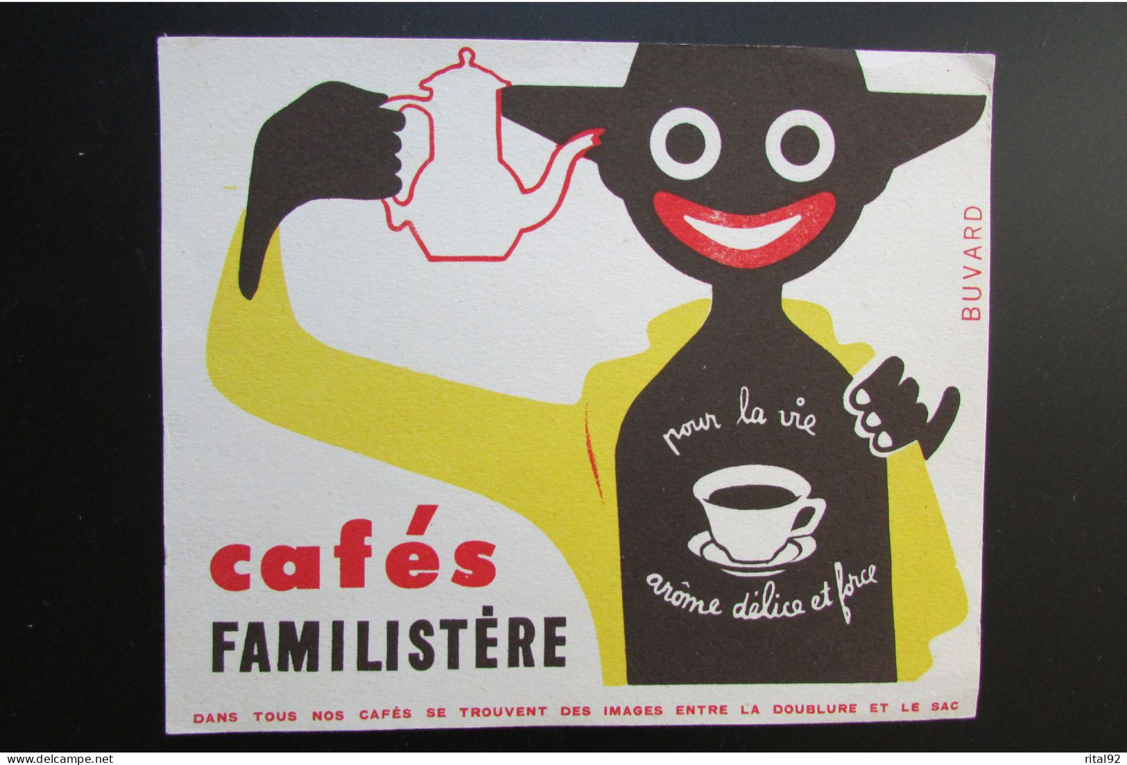 Buvard "CAFES FAMILISTERE" - Coffee & Tea