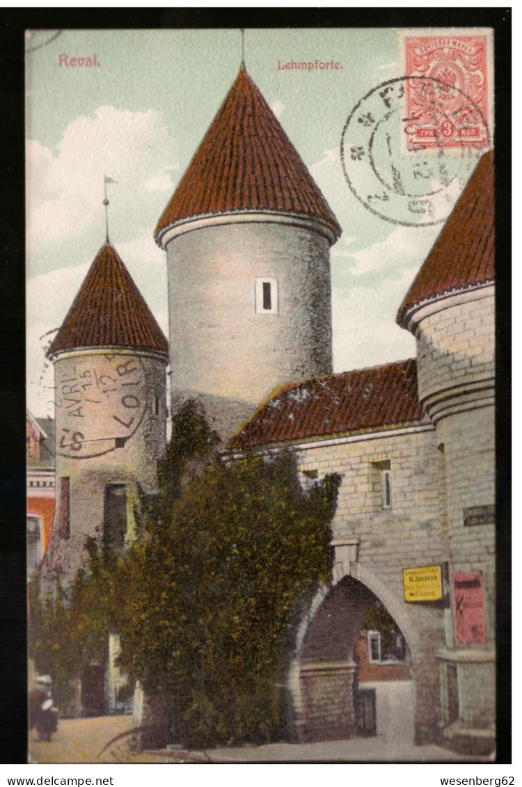 Reval/ Tallinn Lehmpforte 1912 - Estonia