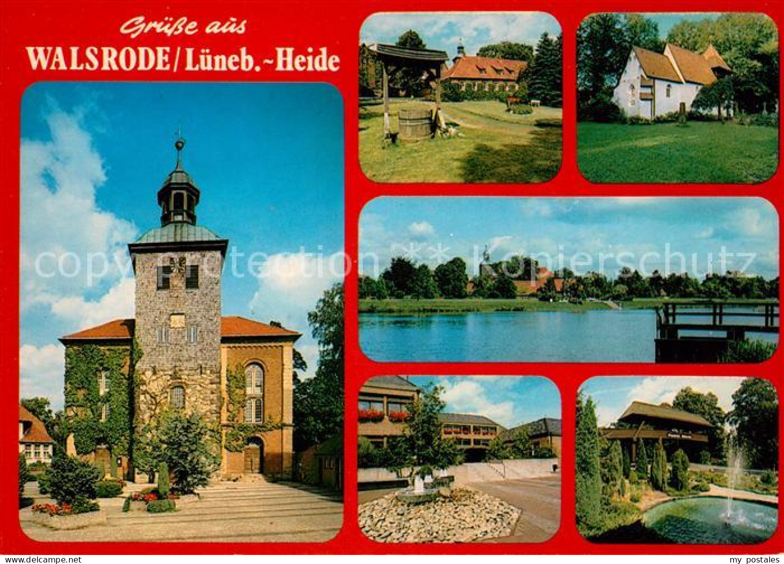 73177570 Walsrode Lueneburger Heide Kirche Brunnen Kloster Badesteg Am See Vogel - Walsrode