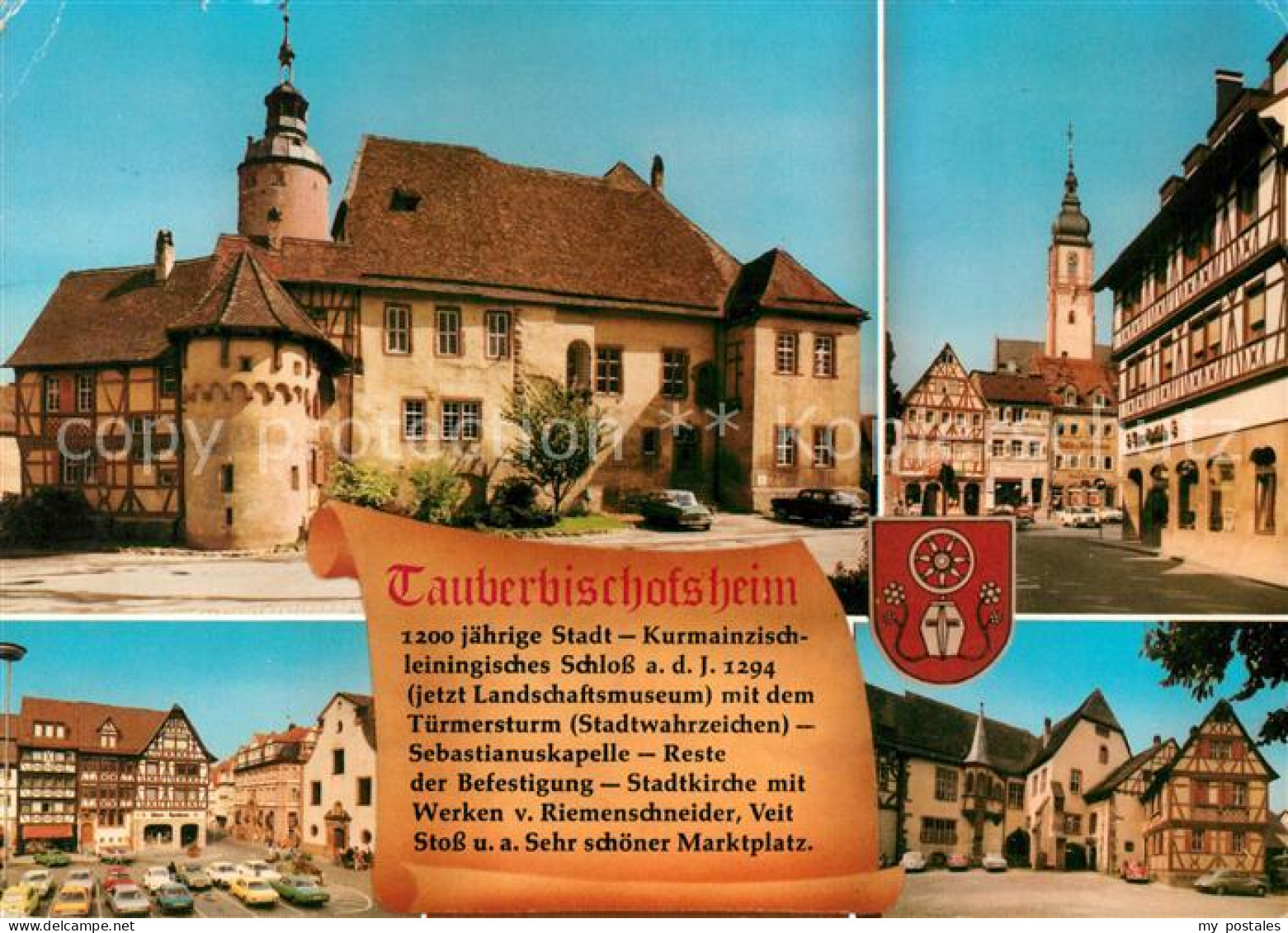 73177365 Tauberbischofsheim Schloss Jetzt Museum Altstadt Fachwerkhaeuser Platz  - Tauberbischofsheim