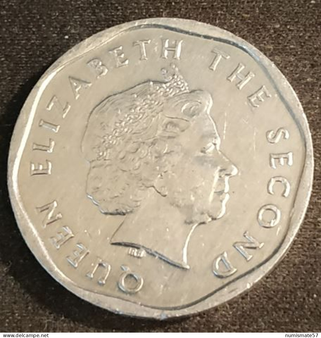 EAST CARIBBEAN STATES - 5 CENTS 2002 - Elizabeth II - 4e Effigie, 1er Type - KM 36 - Oost-Caribische Staten