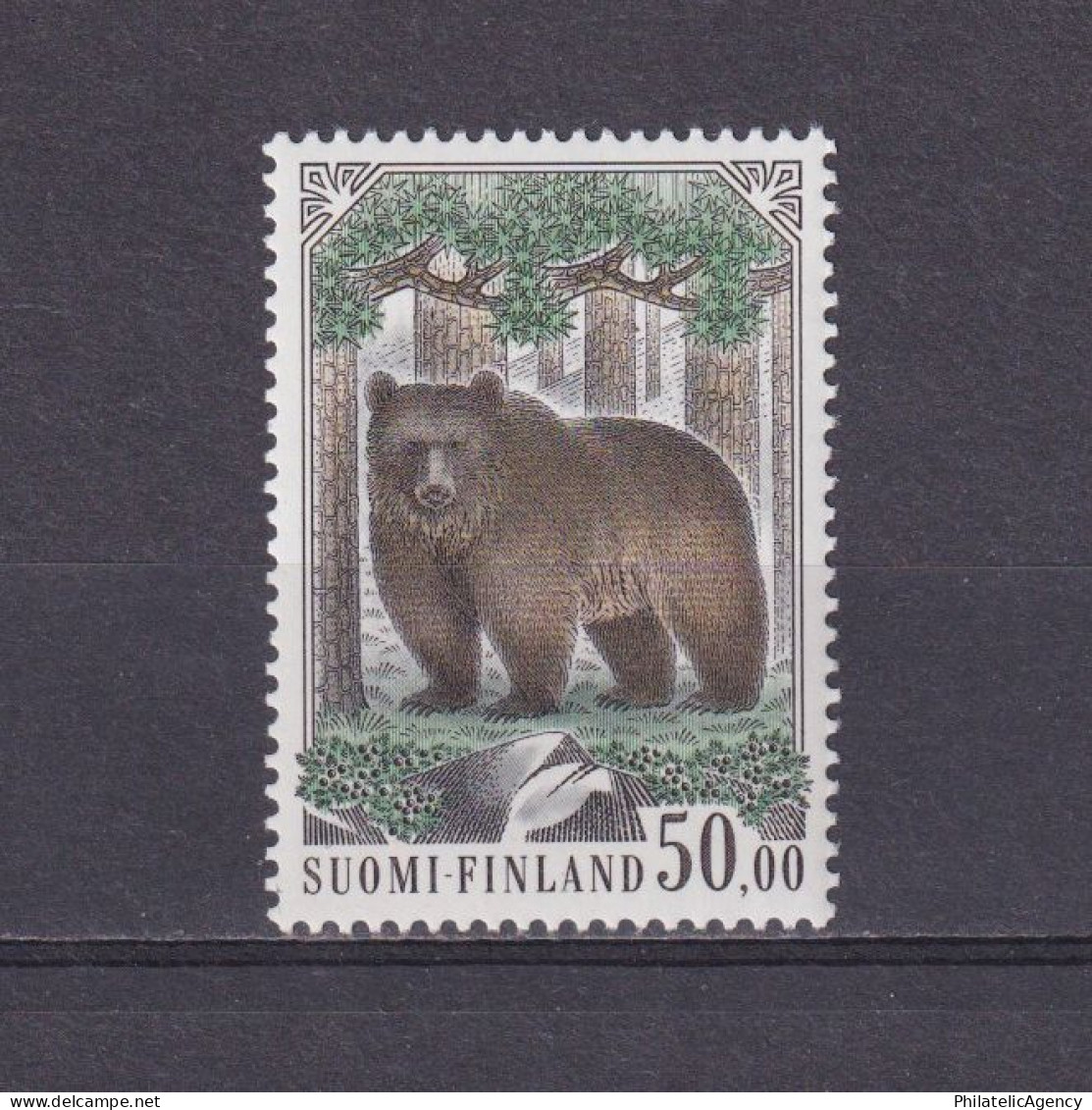 FINLAND 1989, Mi# 1090, CV €25, Brown Bear, MNH - Unused Stamps