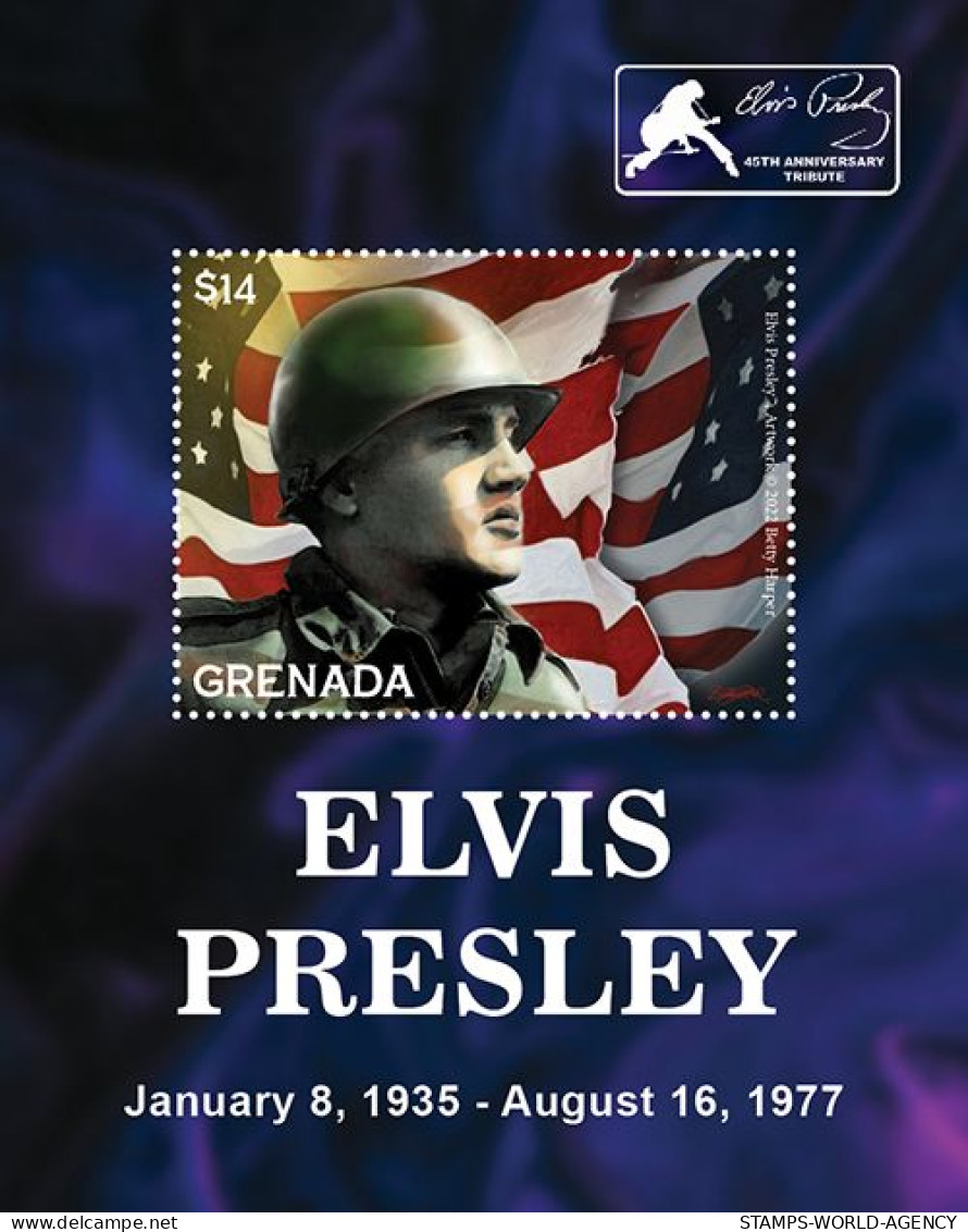 2023-06 - GRENADA- ELVIS PRESLEY             1V  MNH** - Singers