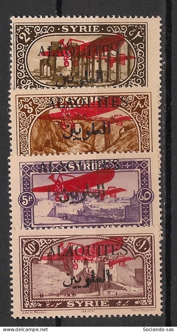 ALAOUITES - 1926 - Poste Aérienne PA N°YT. 9 à 12 - Série Complète - Neuf * / MH VF - Ungebraucht