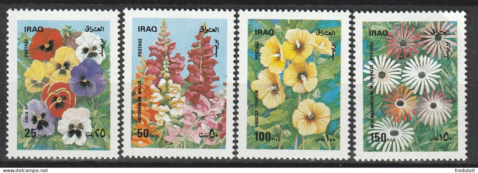 IRAQ - N°1334/7 ** (1989) Fleurs - - Iraq