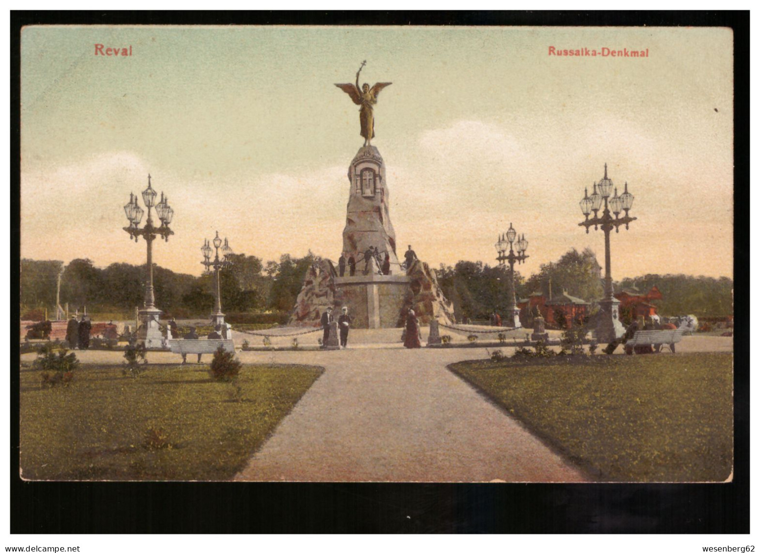 Reval/ Tallinn Russalka- Denkmal Ca  1910 - Estland