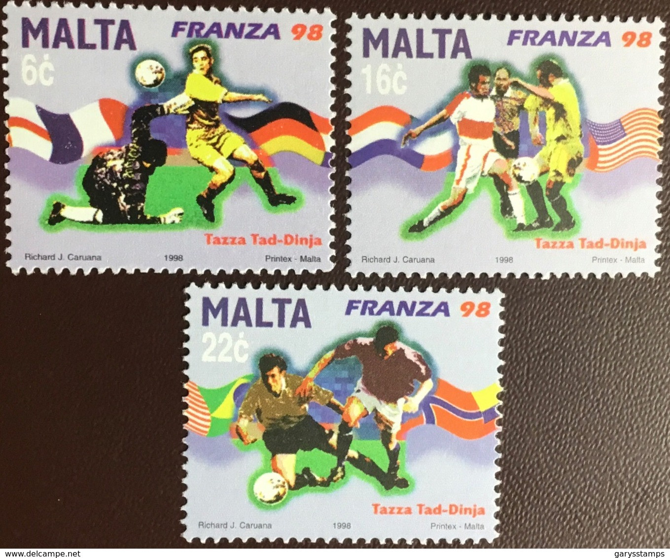Malta 1998 World Cup MNH - Malte