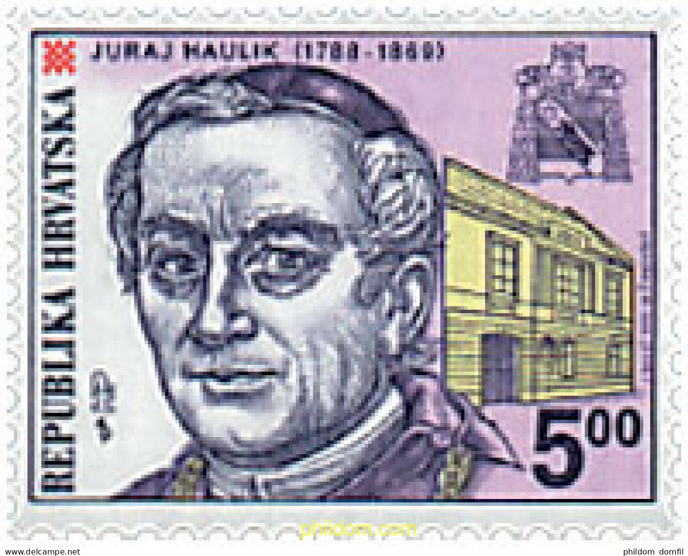 51275 MNH CROACIA 1999 130 ANIVERSARIO DE LA MUERTE DEL CARDENAL JURAJ HAULIK - Croazia