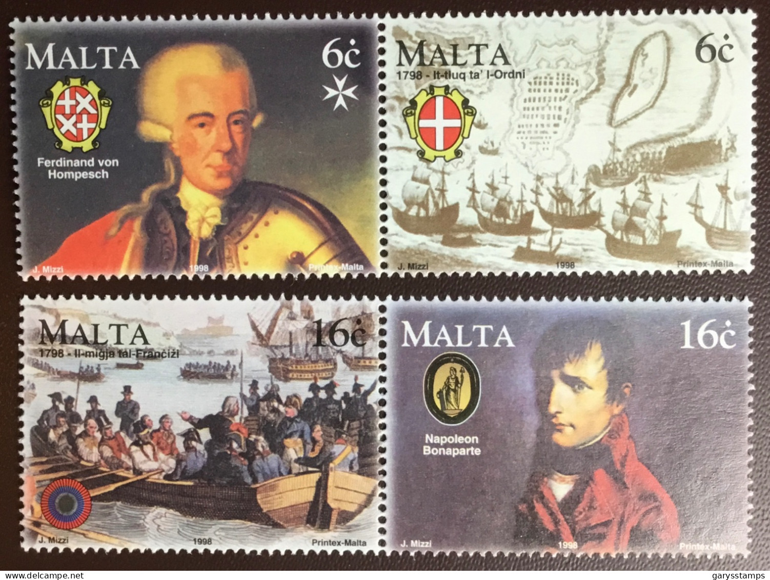 Malta 1998 Napoleon’s Capture Anniversary MNH - Malta