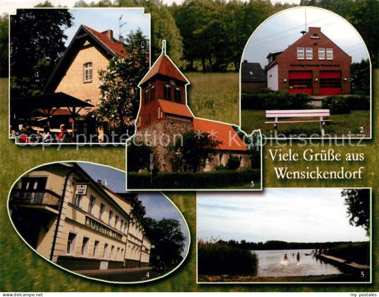73176654 Wensickendorf Forsthaus Feuerwehr Kirche Landhotel Classic Rahmer See W - Oranienburg