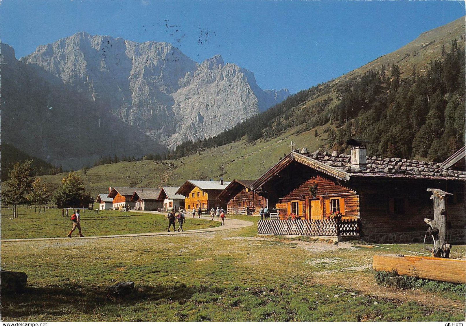 ENGALM Am Großen Ahornboden Im Karwendel Gegen Grubenkarspitze 2662 M, - Vomp