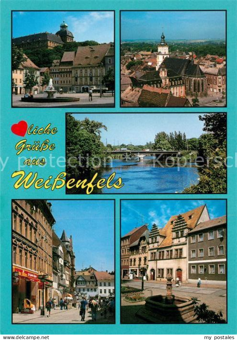 73176641 Weissenfels Saale Markt Schloss Stadtkirche Sankt Marien Saalebruecke B - Weissenfels