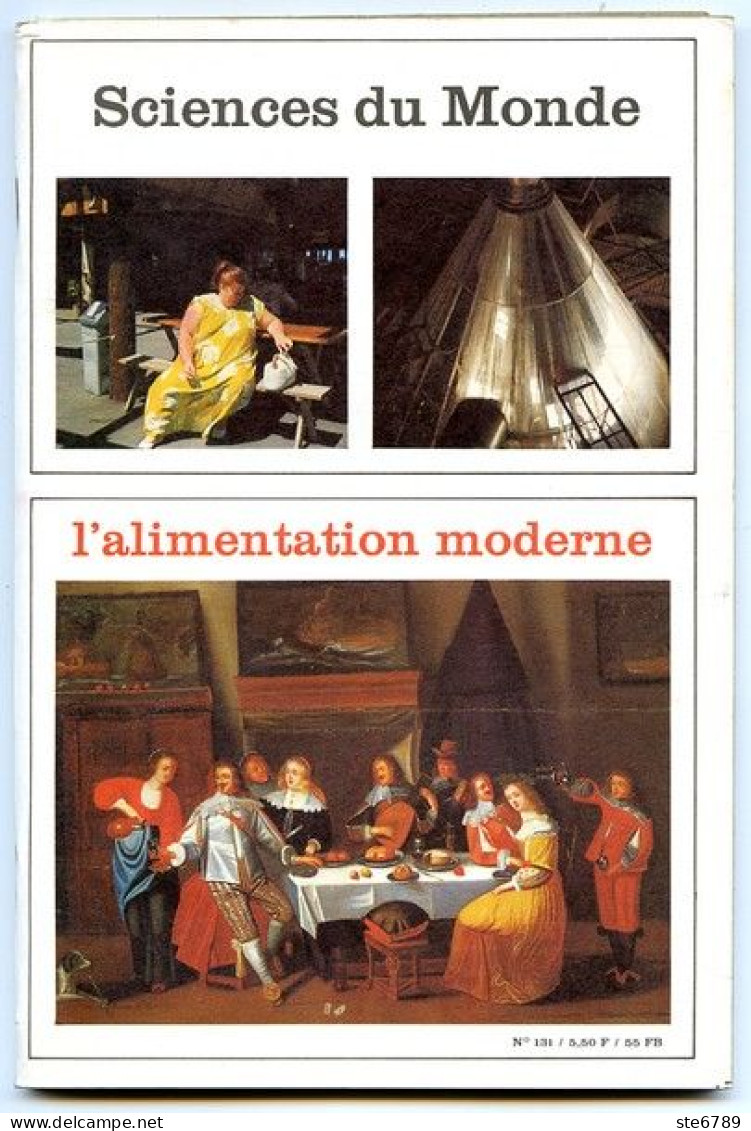 Revue SCIENCES DU MONDE  Alimentation Moderne N° 131 1974 - Scienze