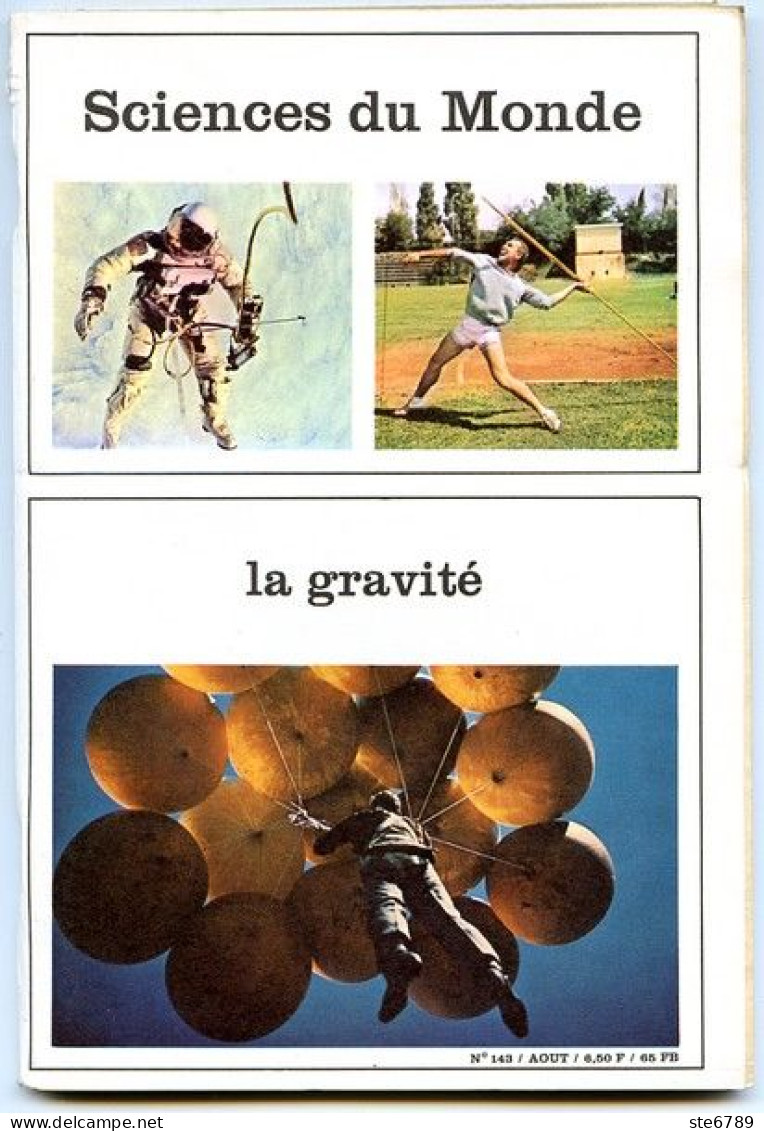 Revue SCIENCES DU MONDE  La Gravité N° 143 1975 - Science