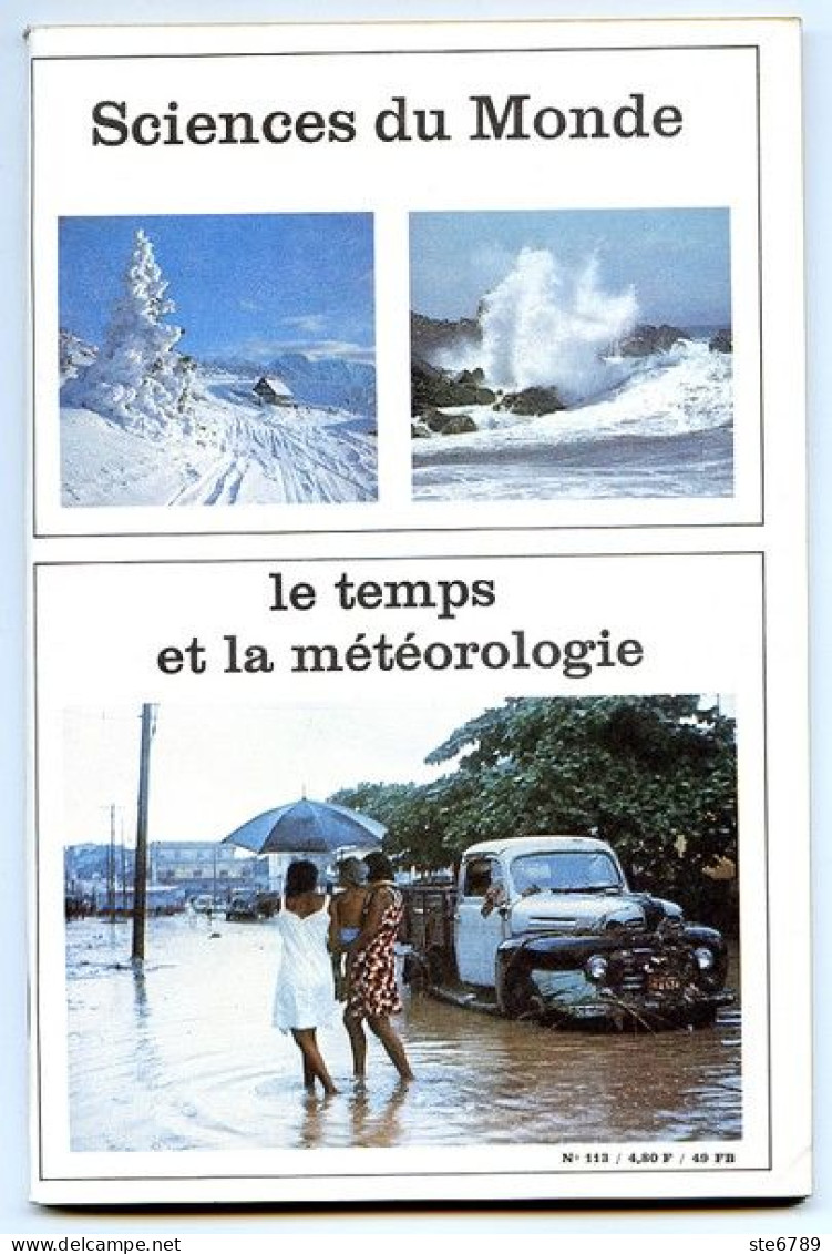 Revue SCIENCES DU MONDE  Le Temps Et La Météorologie Meteo    N° 113  1973 - Science