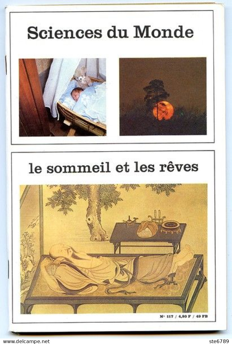 Revue SCIENCES DU MONDE  Le Sommeil Et Les Reves   N° 117  1973 - Science