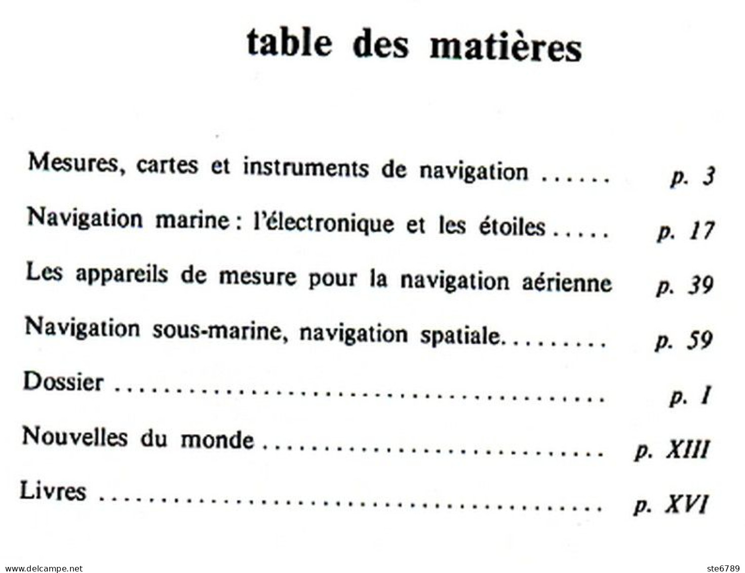Revue SCIENCES DU MONDE  Navigation Marine Aviation N° 158 1976 - Science
