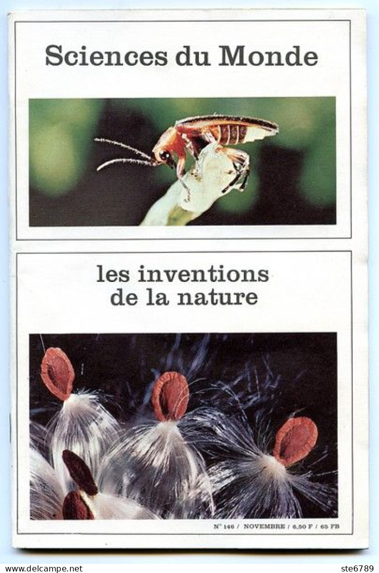 Revue SCIENCES DU MONDE  Les Inventions De La Nature Animaux N° 146 1975 - Animals