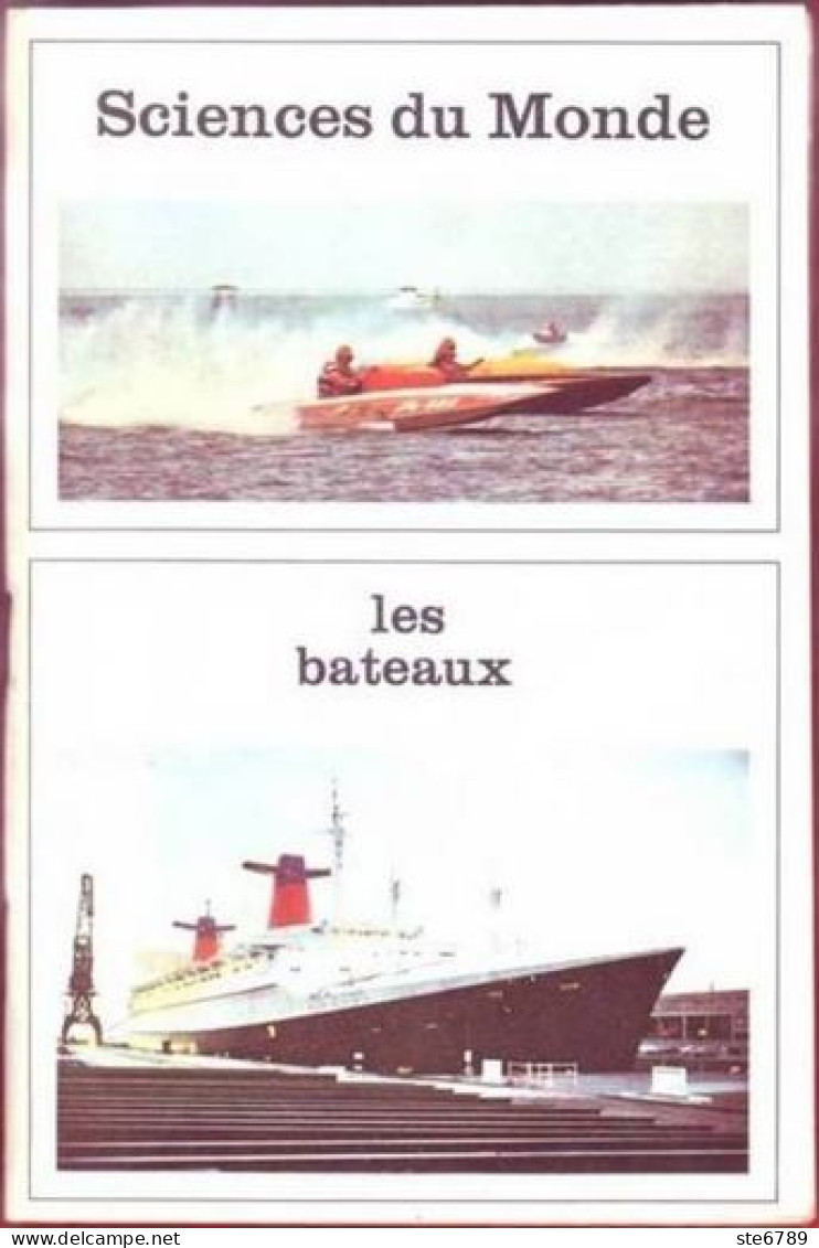 Revue SCIENCES DU MONDE Les Bateaux 1966 - Schiffe