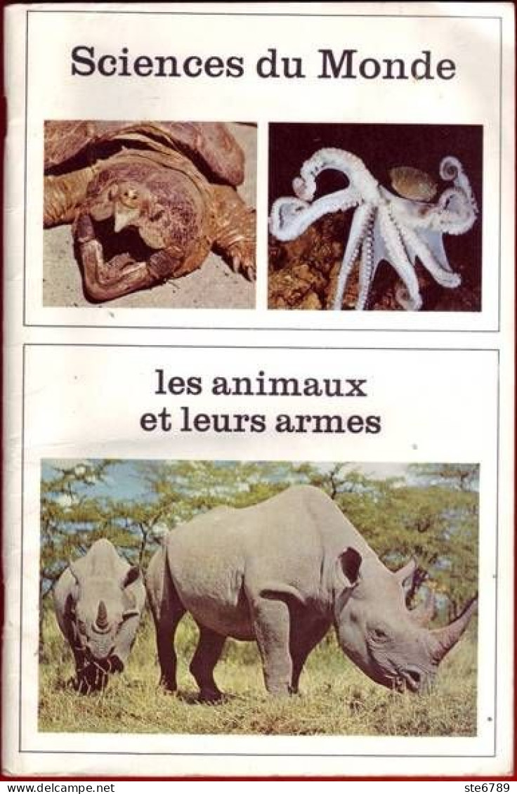 Revue SCIENCES DU MONDE Les Animaux Et Leurs Armes  1968 - Animales