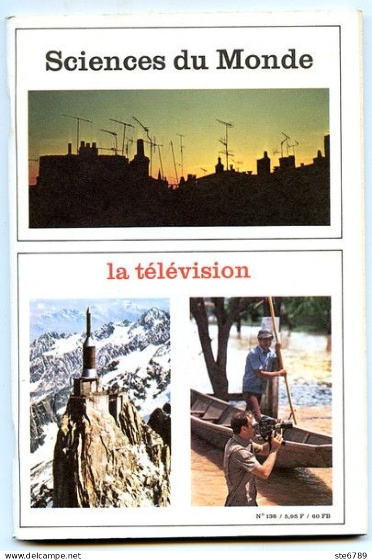 Revue SCIENCES DU MONDE La Télévision   N° 136 1975 - Wetenschap
