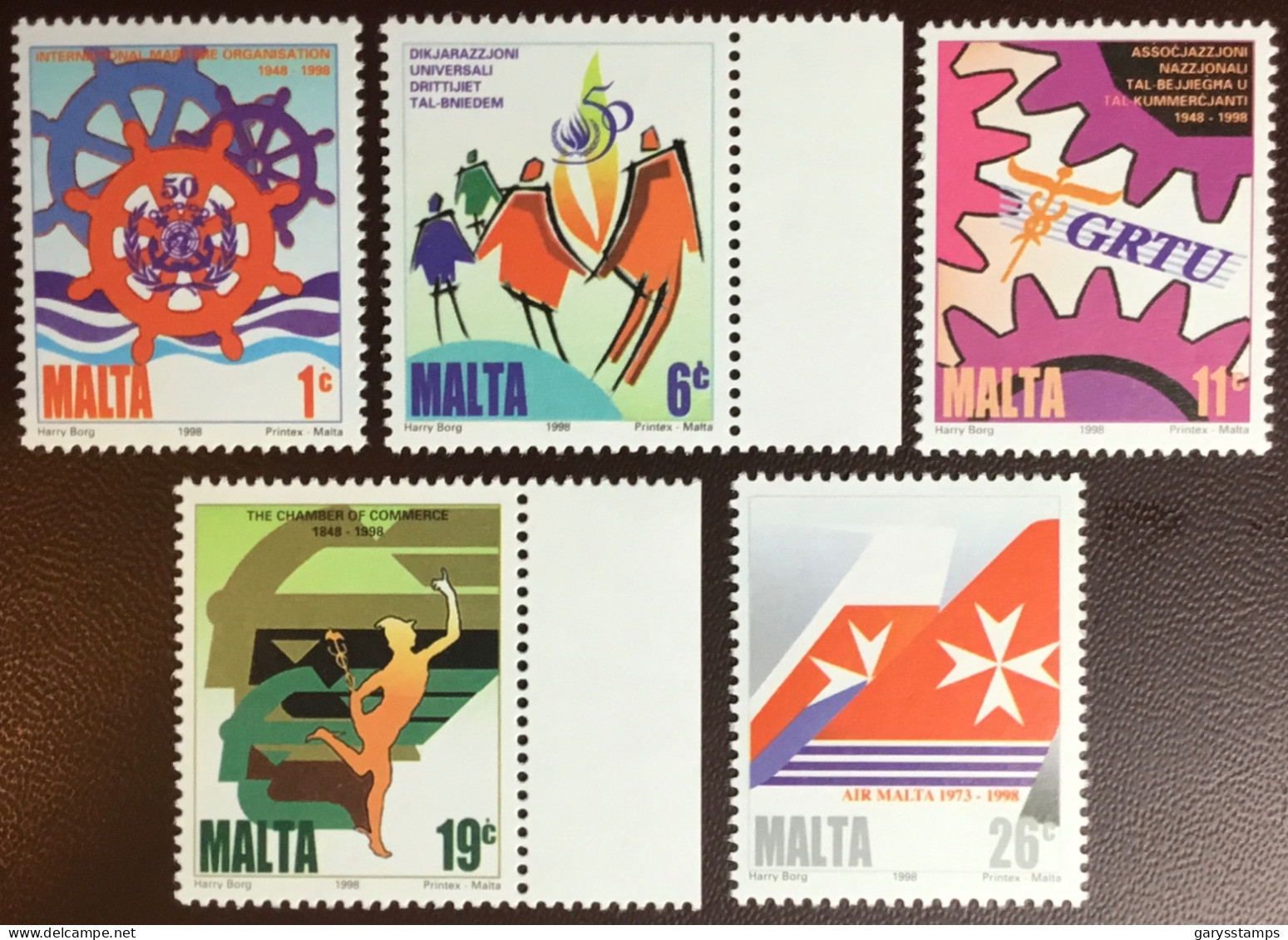 Malta 1998 Anniversaries & Events MNH - Malta