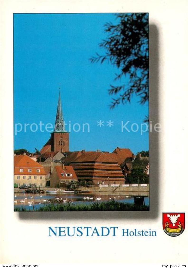 73176617 Neustadt Holstein Kirche Wappen Neustadt Holstein - Neustadt (Holstein)