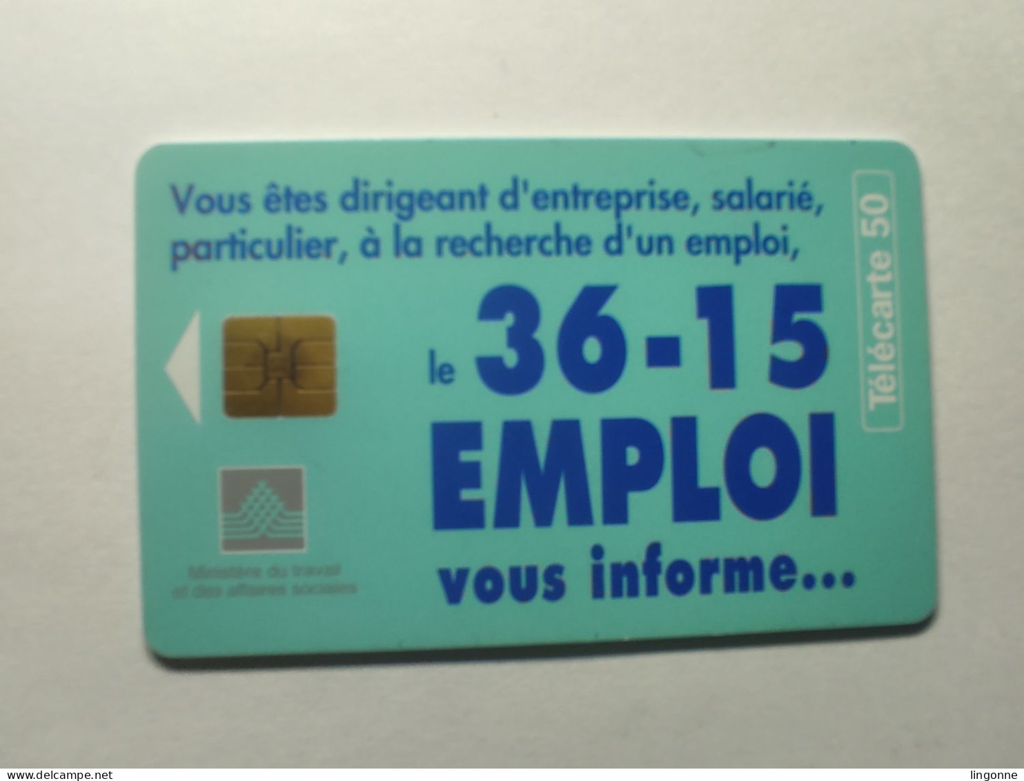 1996 Télécarte 50 Unités 36-15 Emploi 05/96 - 1996