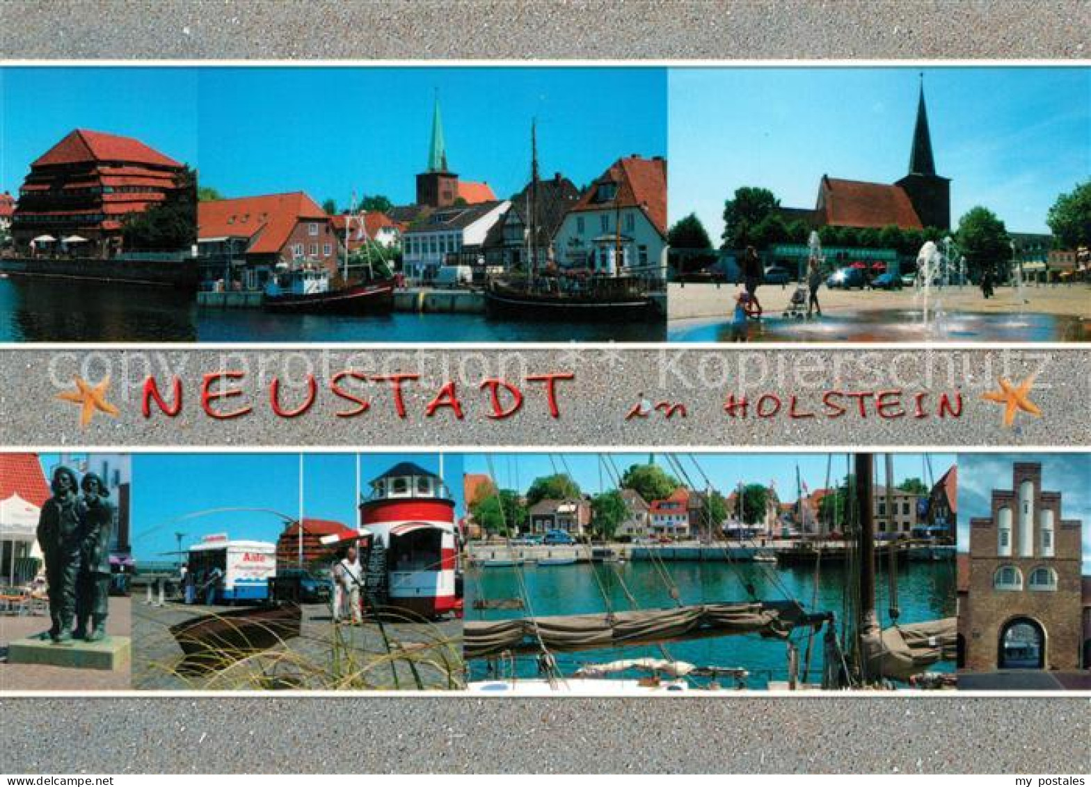 73176607 Neustadt Holstein Hafen Denkmal Ansichten Neustadt Holstein - Neustadt (Holstein)