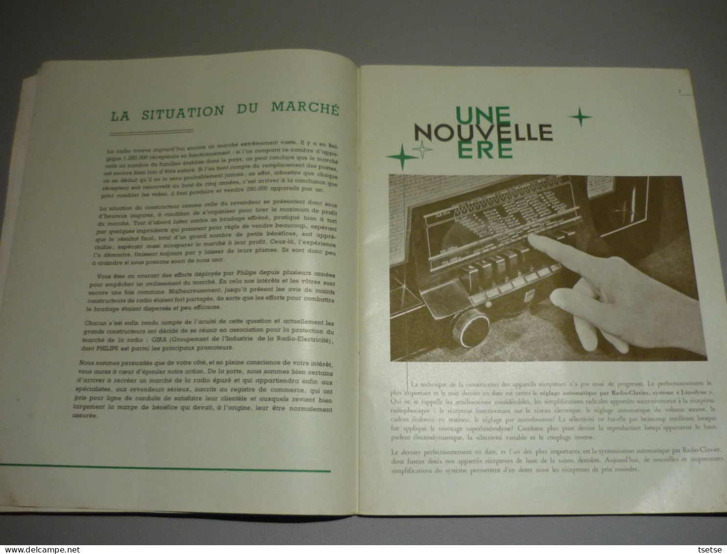 Philips-Bulletin / Nouveau Programme 1940 / Commercial-Documentaire-Technique - Supplies And Equipment