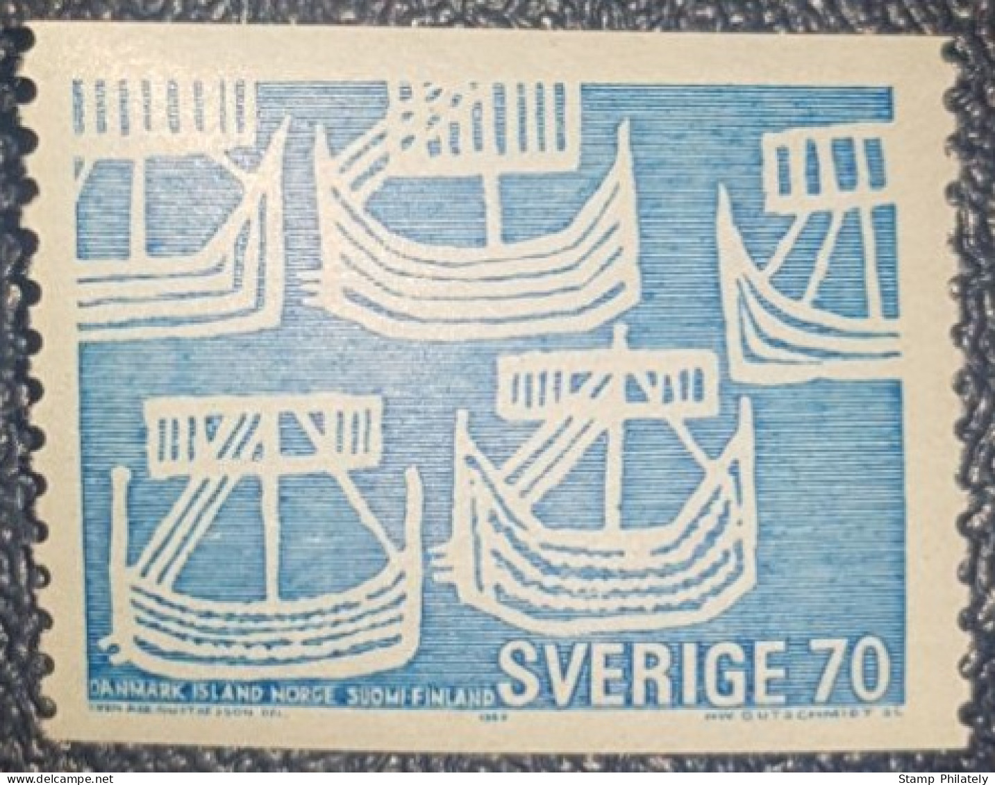 Sweden 70 MNH Stamp 1969 Nordic Issue - Unused Stamps