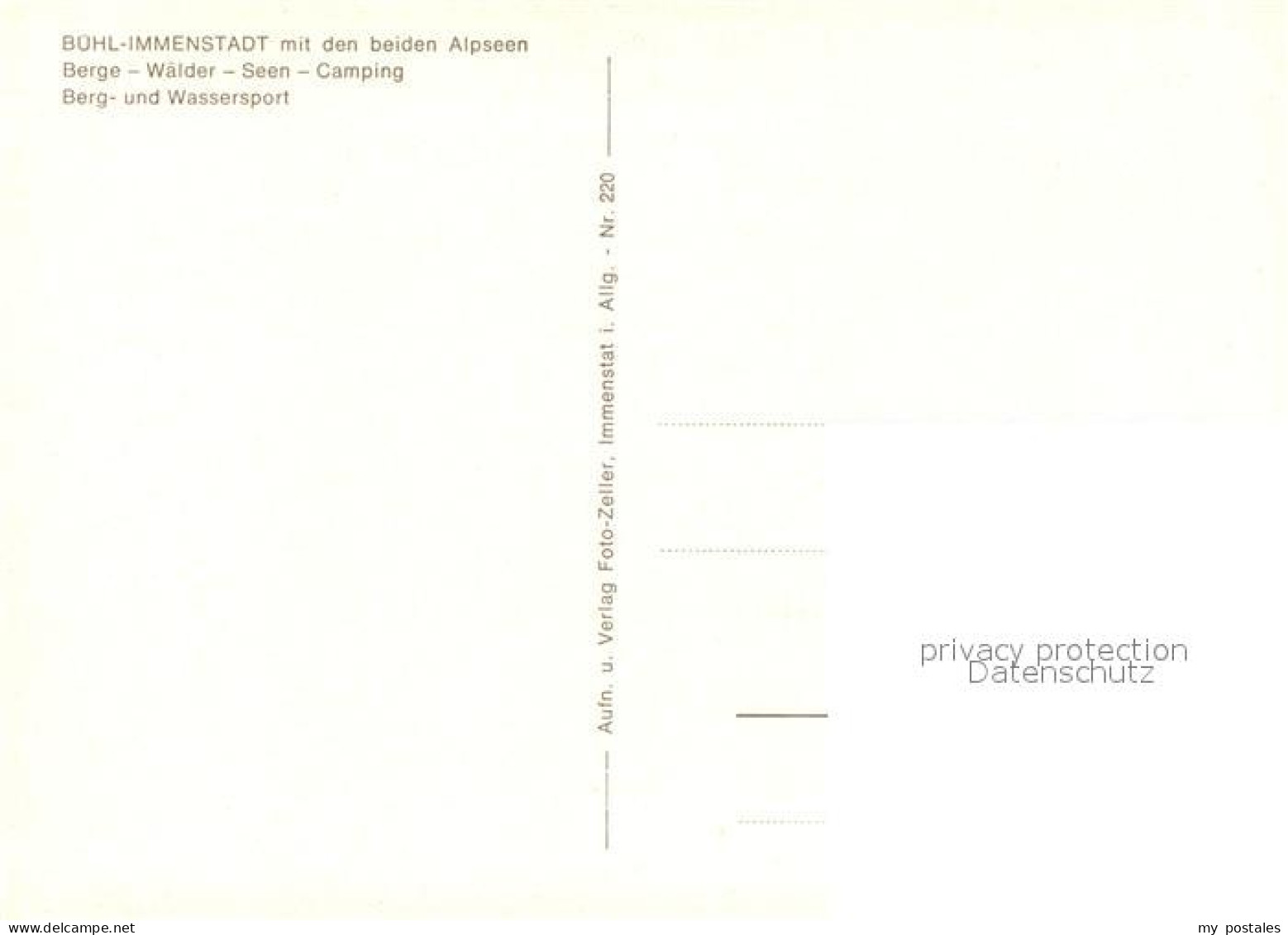 73157830 Immenstadt Allgaeu Und Buehl Mit Den Beiden Alpseen Alpenpanorama Flieg - Immenstadt