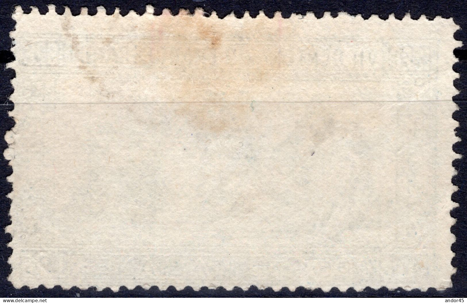 P.A L.1,25 AZZURRO DELLA SERIE "7°CENT.DELLA MORTE DI S.FRANCESCO" SASS.196 USATO CON DISCRETA  CENTRATURA CV 55+++ - Airmail