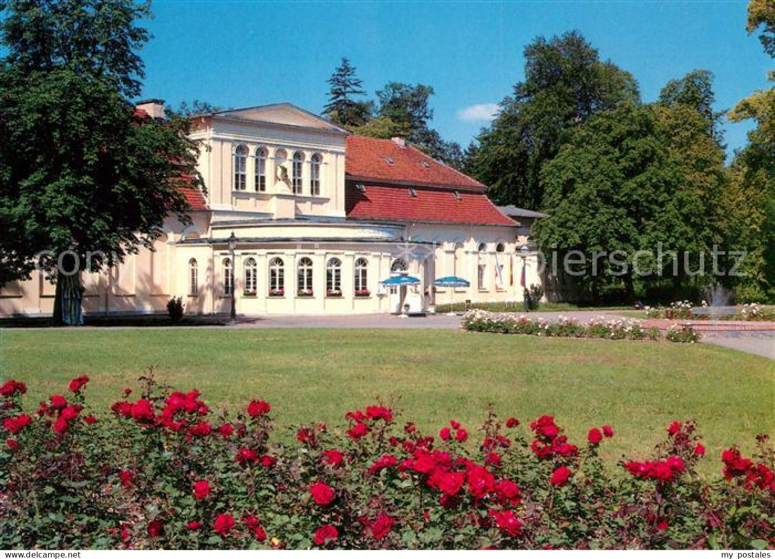 73157205 Neustrelitz Restaurant Orangerie Rosenbeet Park Neustrelitz - Neustrelitz