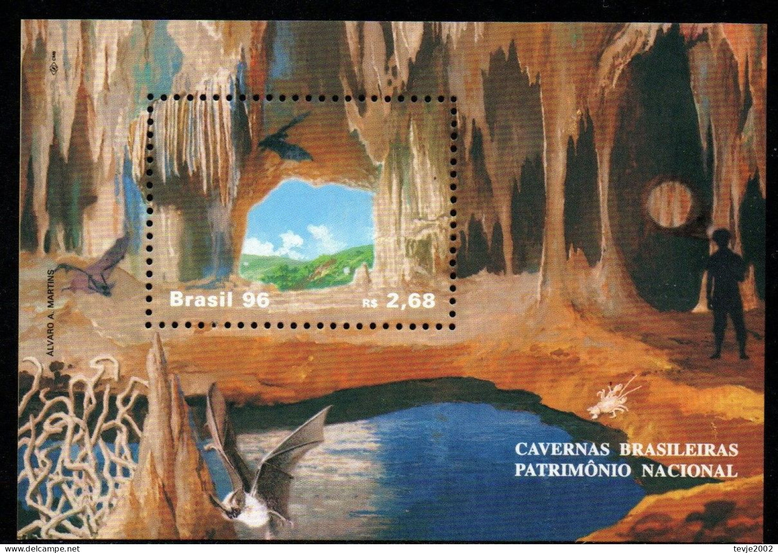 Brasilien 1996 - Mi.Nr. Block 102 - Postfrisch MNH - Hojas Bloque