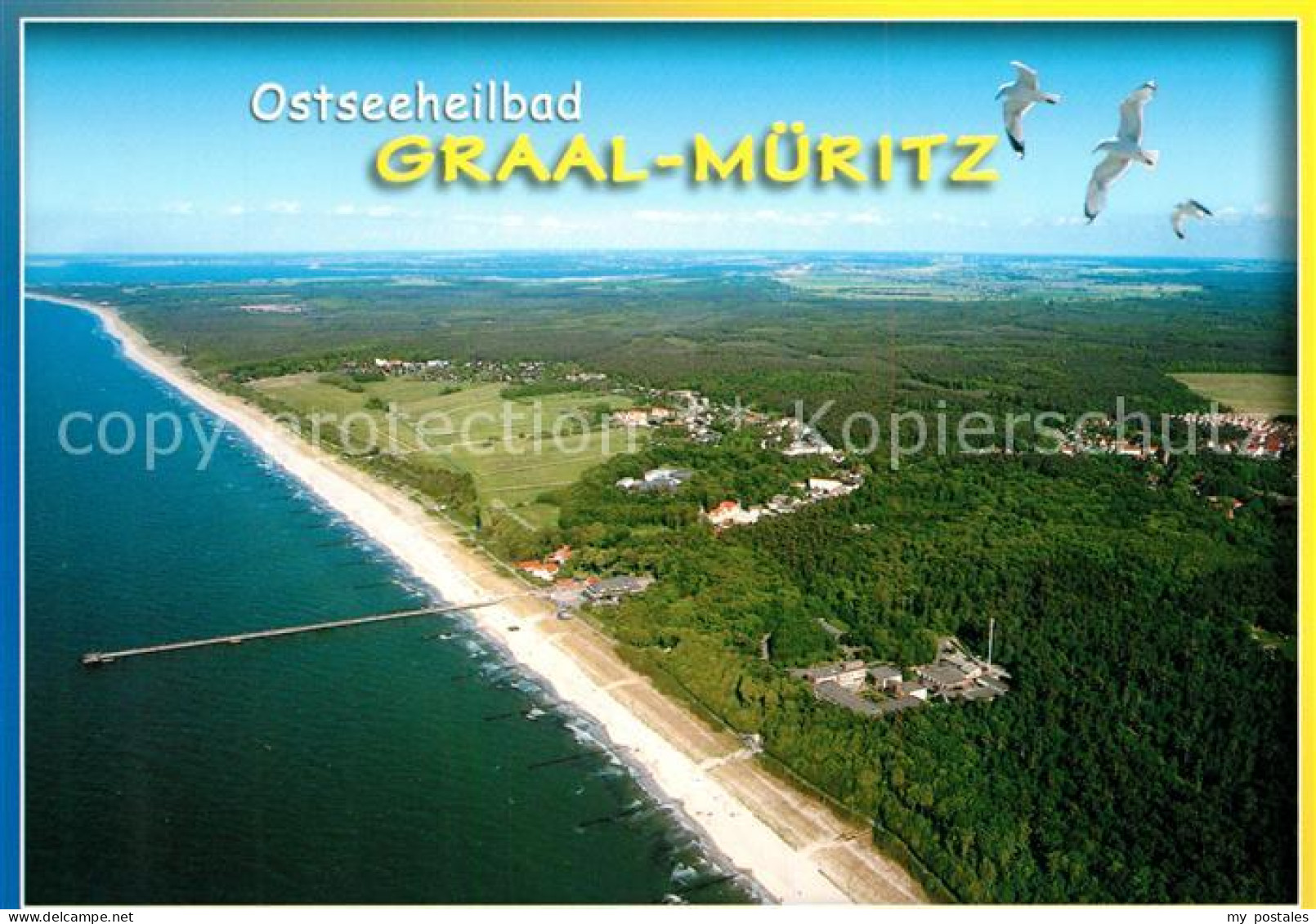 73157172 Graal-Mueritz Ostseebad Fliegeraufnahme Seeheilbad Graal-Mueritz - Graal-Müritz