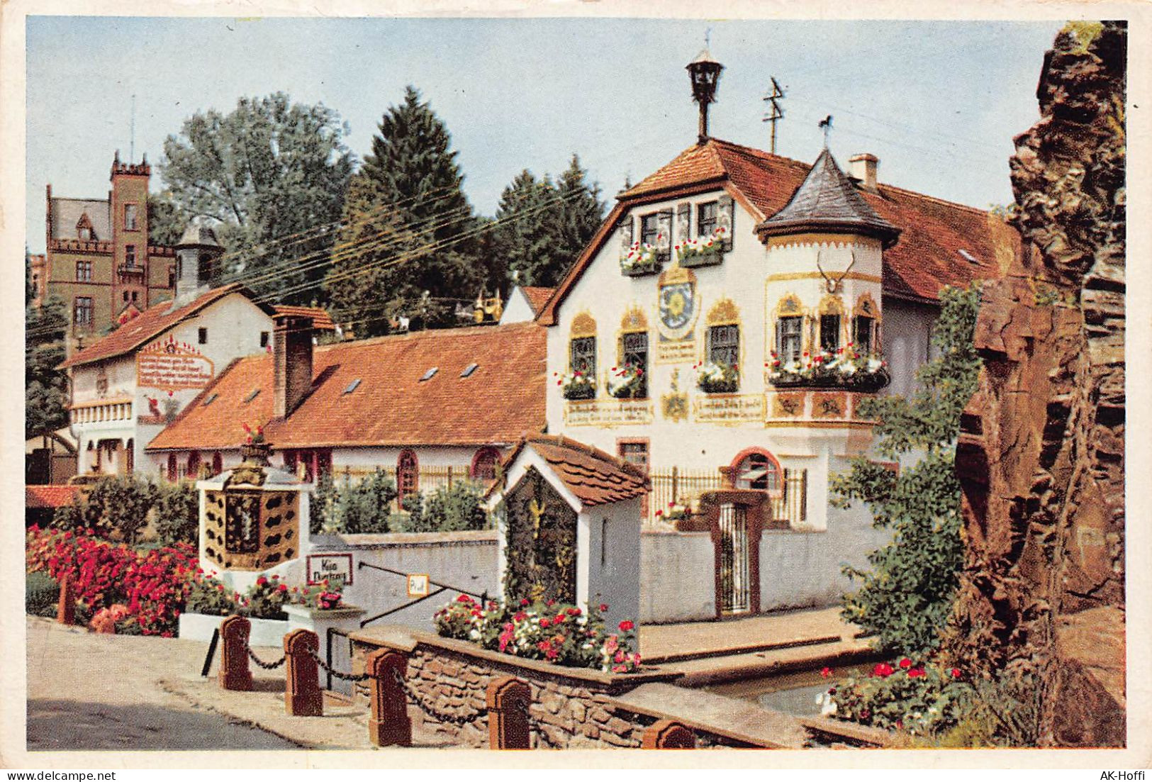 Rettershof Cafe Restaurant Rettershof  Kelkheim  Gelaufen 1972 - Kelkheim