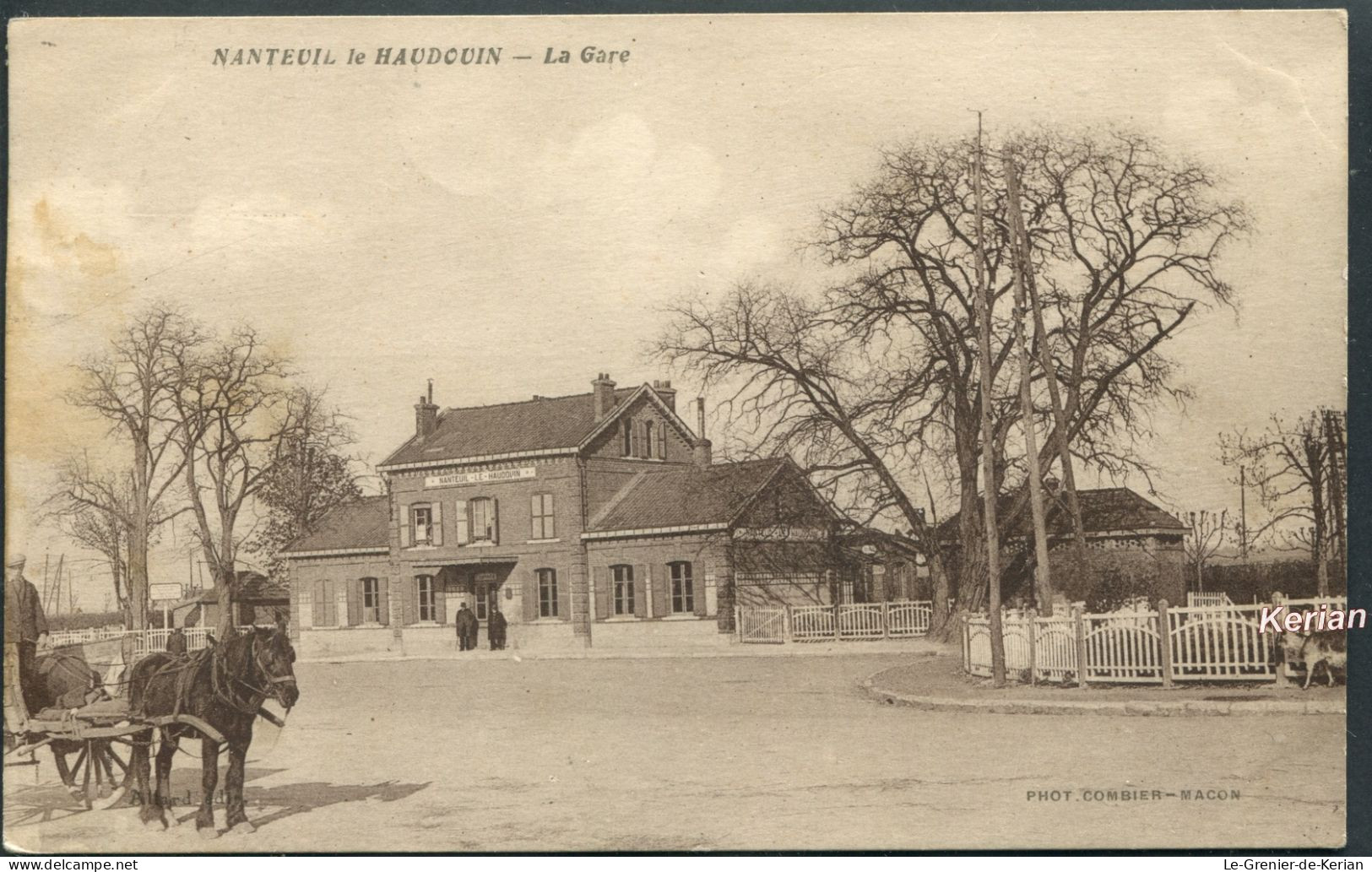 Nanteuil-le-Haudouin - La Gare - Phot. Combier - Voir 2 Scans & Descriptif - Nanteuil-le-Haudouin