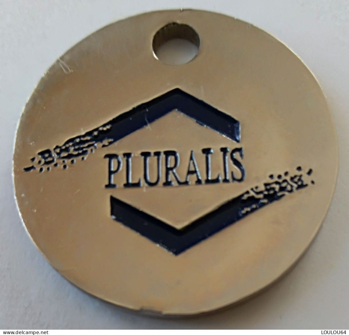 Jeton De Caddie - PLURALIS - En Métal - Neuf - (1) - - Moneda Carro