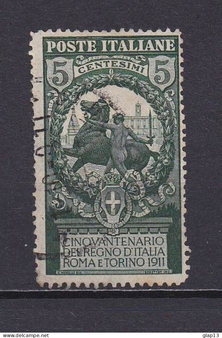 ITALIE 1911 TIMBRE N°89 OBLITERE LIBERTE - Oblitérés