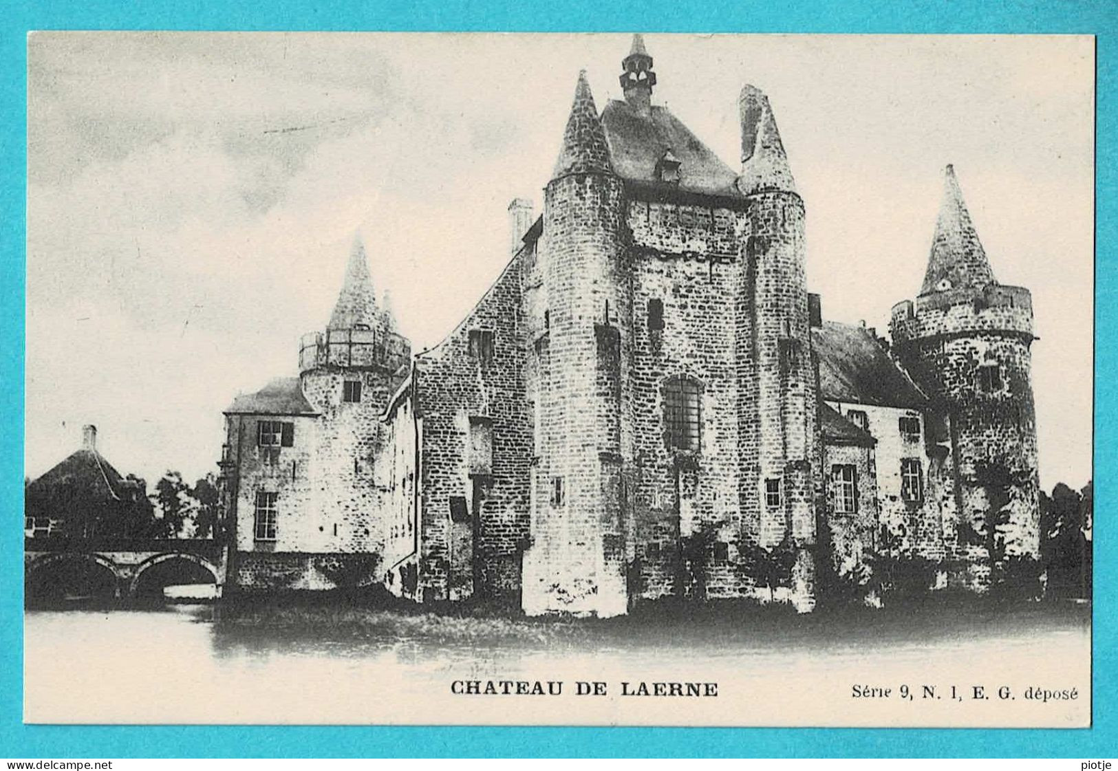 * Laarne - Laerne (Oost Vlaanderen) * (série 9, N. 1, E.G.) Chateau De Laerne, Kasteel Van Laarne, Castle, Schloss - Laarne