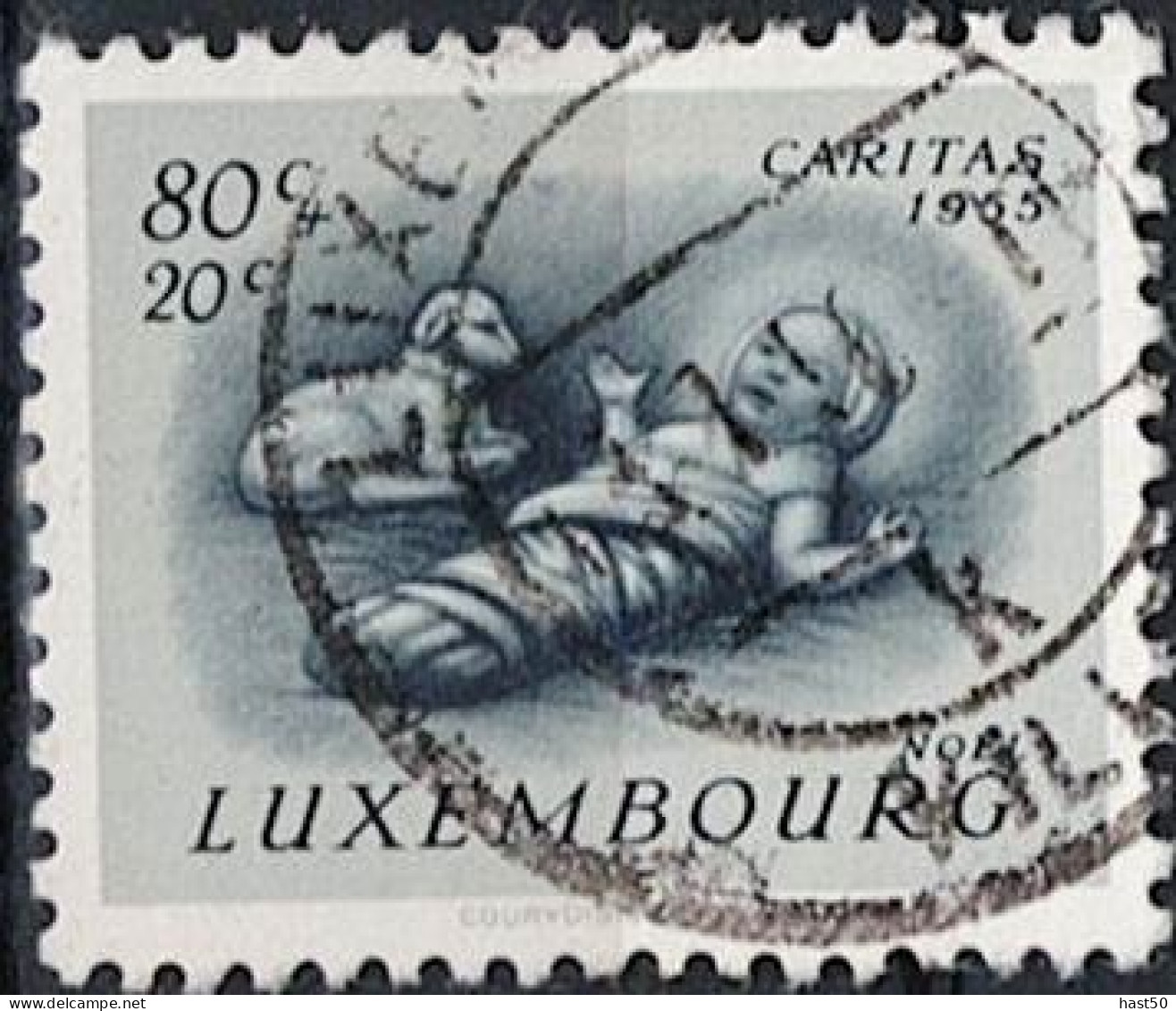 Luxemburg - Caritas: Brauchtum (MiNr: 542) 1955 - Gest Used Obl - Gebraucht