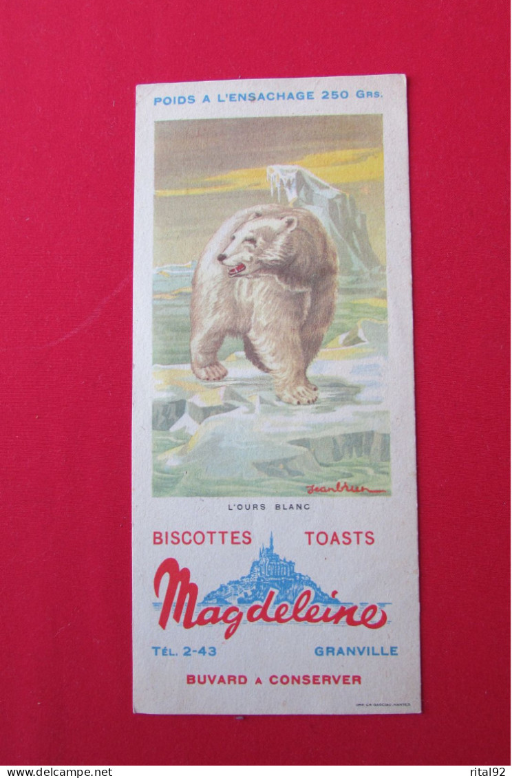 Buvard "Biscottes MAGDELEINE" - Biscottes