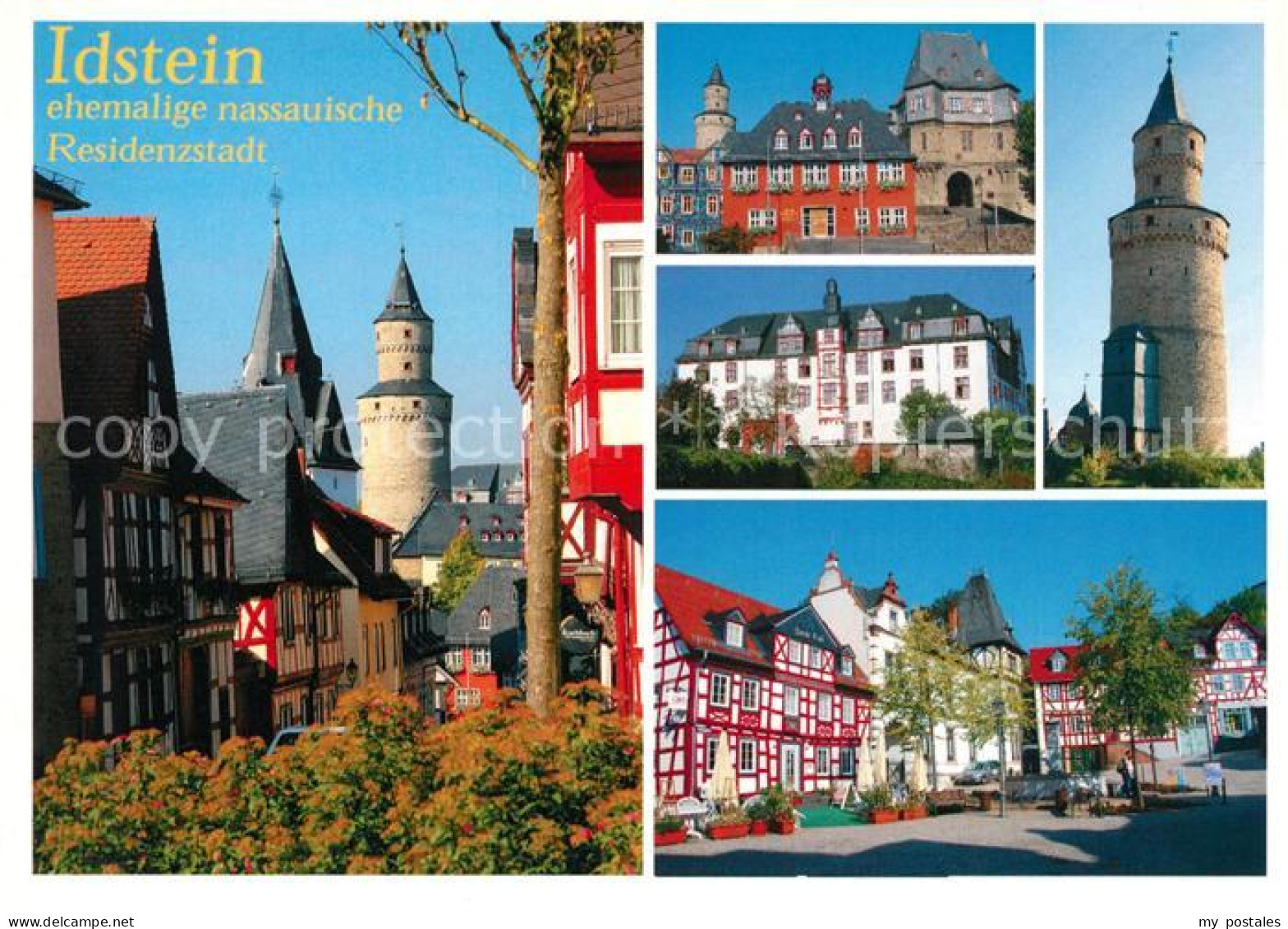 73155817 Idstein Altstadt Historische Fachwerkhaeuser Turm Ehemalige Nassauische - Idstein