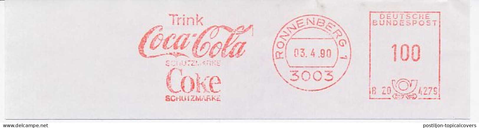 Meter Cut Germany 1990 Coca Cola - Otros & Sin Clasificación