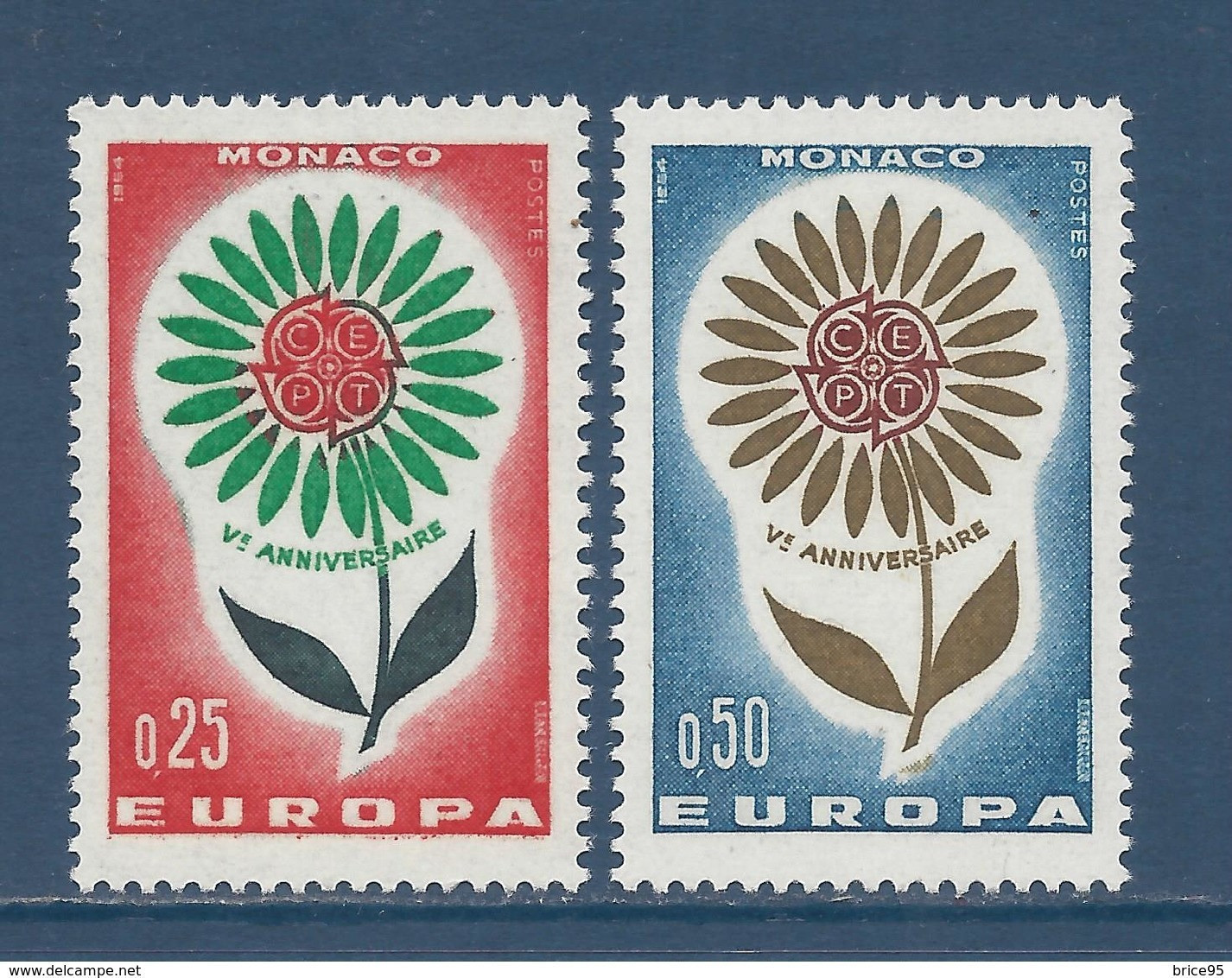 Monaco - YT N° 652 Et 653 ** - Neuf Sans Charnière - 1964 - Nuevos