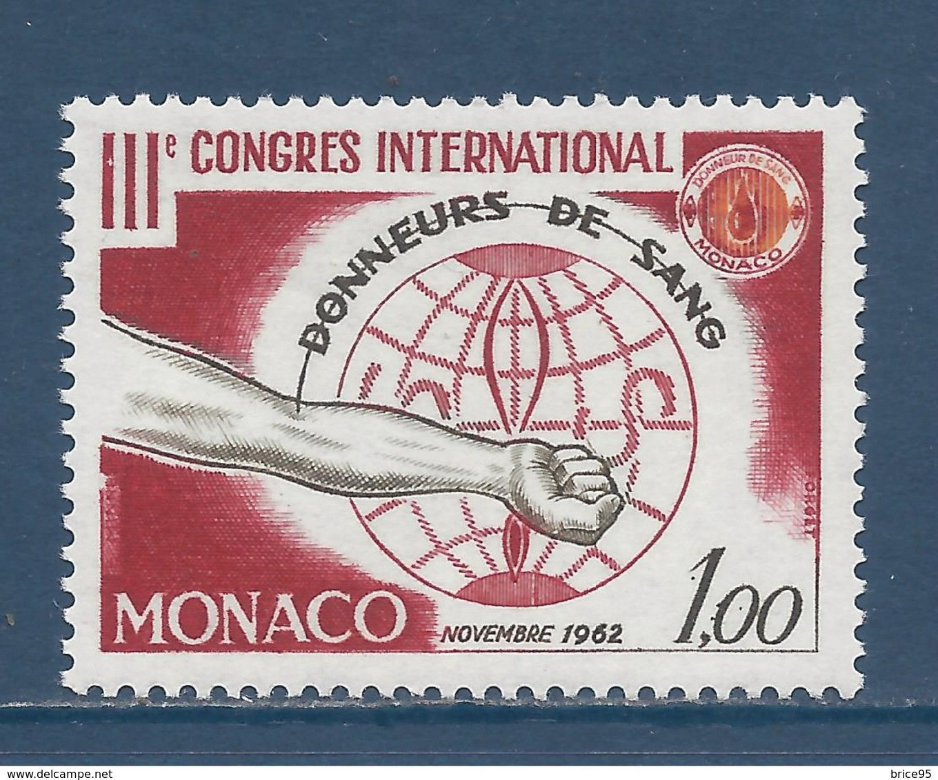 Monaco - YT N° 598 ** - Neuf Sans Charnière - 1962 - Unused Stamps