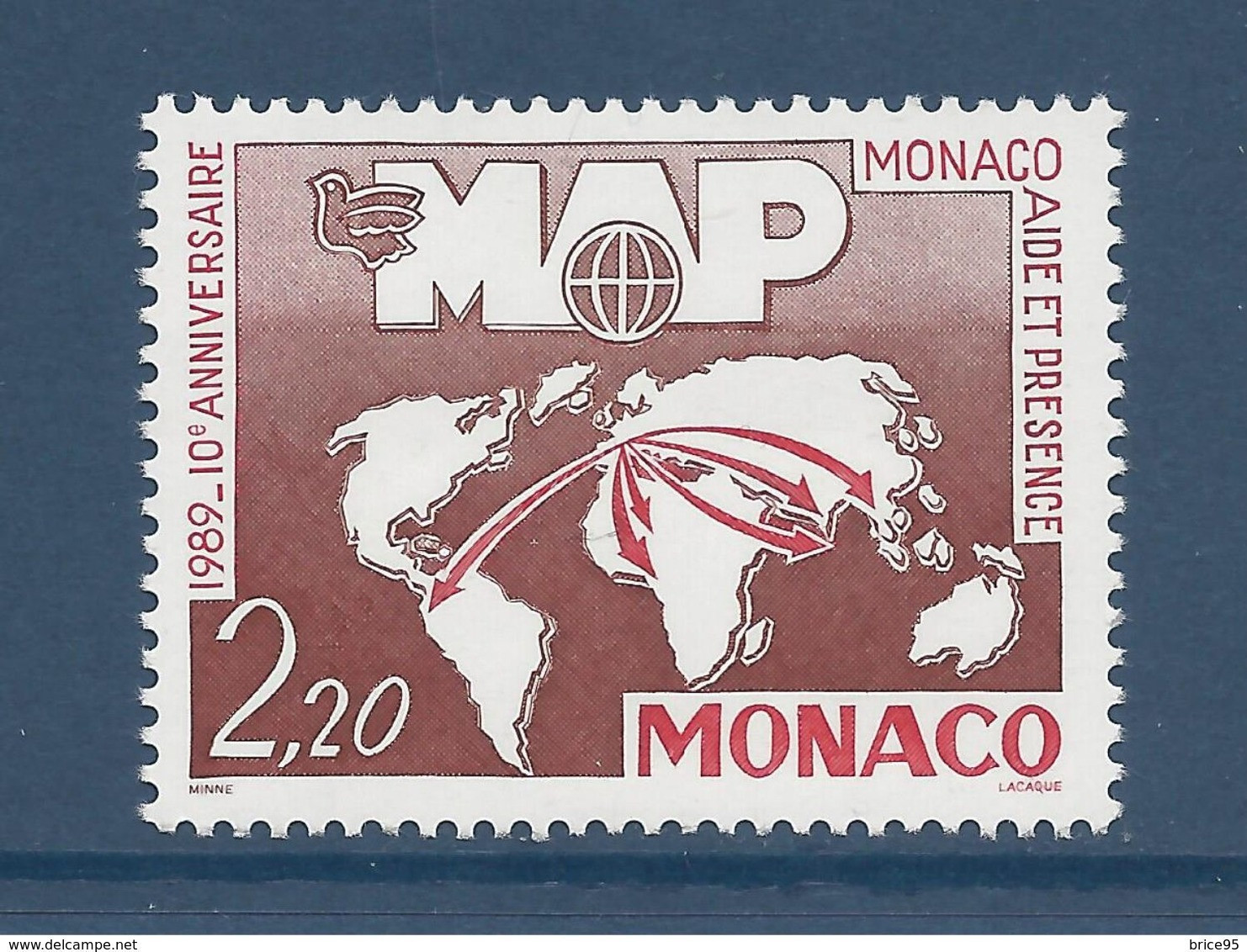 Monaco - YT N° 1704 ** - Neuf Sans Charnière - 1989 - Nuevos